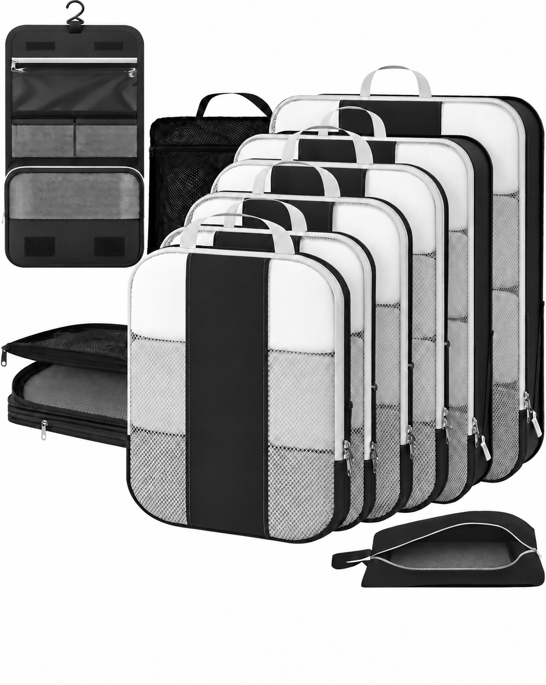 Compression Packing Cubes — complete product view