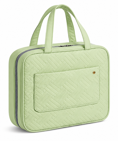 Sage green toiletry bag
